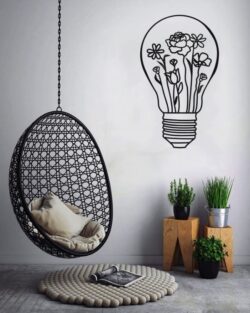 Light Bulb Wall Art Decal