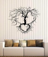Loving Couple Abstract Tree Wall Decor