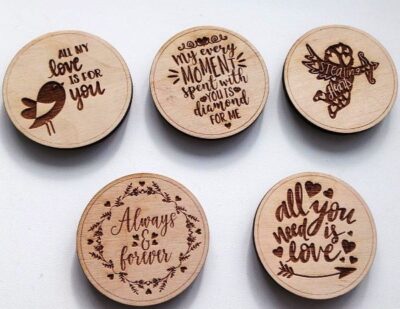 Magnets engraving