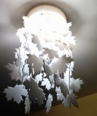 Maple leaf chandelier