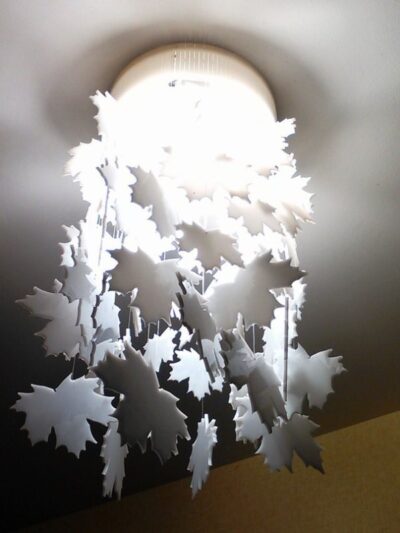 Maple leaf chandelier