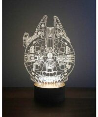 Millenium Falcon 3D Lamp