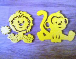 Monkey and lion