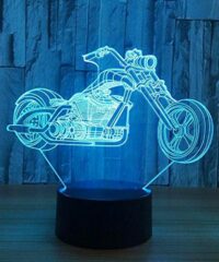 Motorcycle 3D LED Illusion Night Light