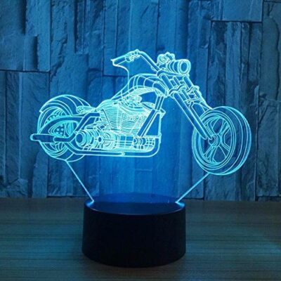 Motorcycle 3D LED Illusion Night Light
