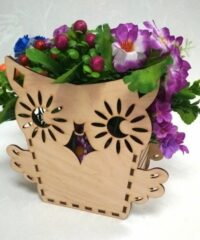 Owl flower basket