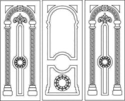 Pattern arabic door