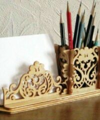 Pencil and paper holder