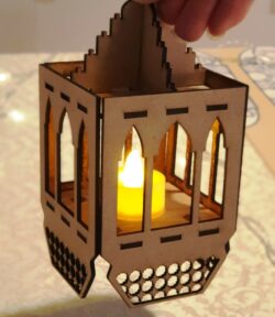 Ramadan Decorative Wooden Lantern
