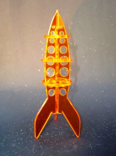 Retro Rocket Acrylic