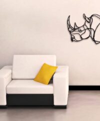 Rhino Wall Art Home Decor Ideas