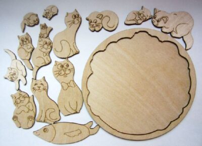Wooden Animal Jigsaw Puzzle Games For Kids