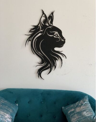 Cat Wall Decor Lynx Wall Art