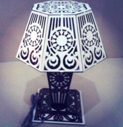 Table lamp with lampshade