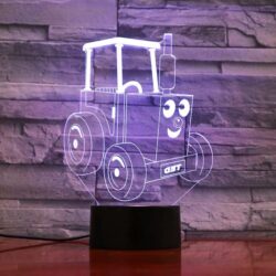 Tractor Ted 3D Optical Illusion LED Lamp