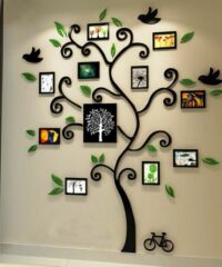 Tree of Life Black 3D Wall