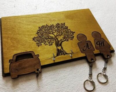 Two keys and a car