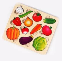 Vegetables Learning Puzzle For Kids
