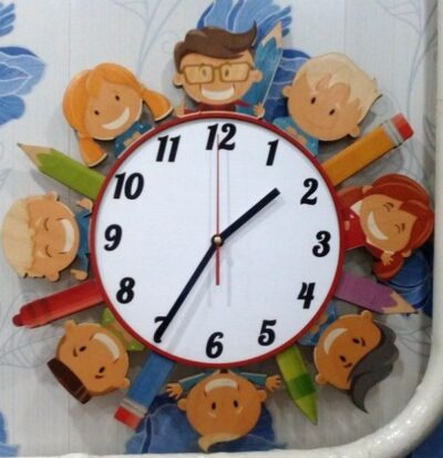 Wall clock for schoolchild