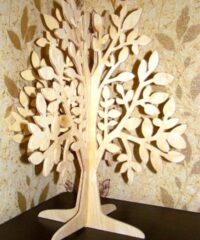 Wooden 3d tree