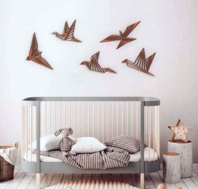 Wooden Birds Wall Decor Modern Wall Art