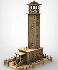 Wooden Lighthouse 3D