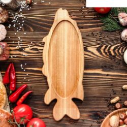 Wooden Platter Fish Style Tray