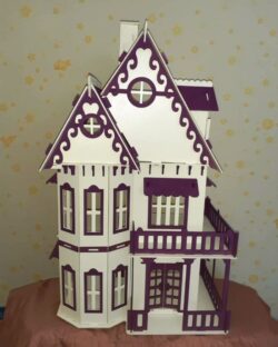 Wooden Toy Villa Doll House