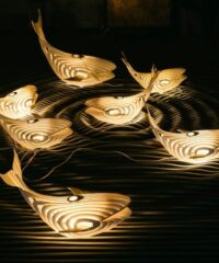 Wooden Whale Lamp 4mm