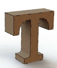 3D letter T