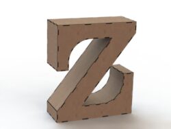 3d letter Z
