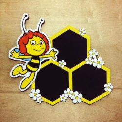 Bee photo frame