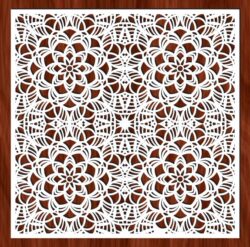 Complex decorative square pattern