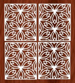Decorative pattern in rectangle
