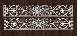 Design pattern railing