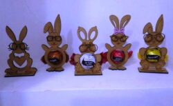 Easter Egg Tray Holder Stand rabbit
