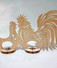 Easter egg tray holder hen