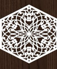 Hexagonal decorative pattern
