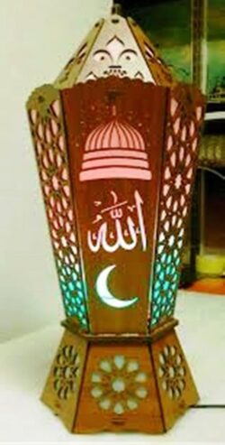 Islamic wooden lights