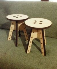 Trapezoid stool