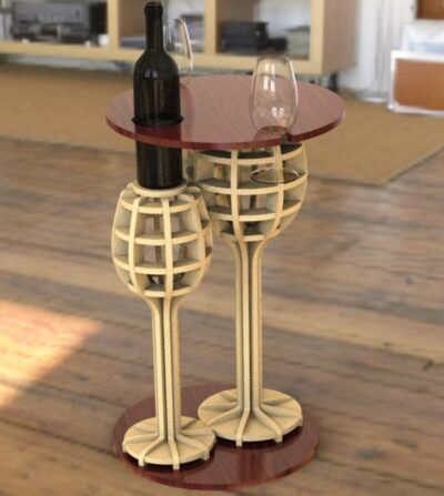 Wine table for two