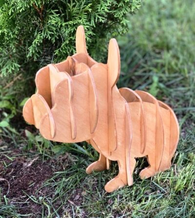 Wooden Bulldog