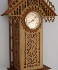 Wooden clock wall