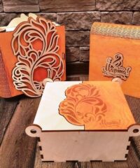 Wooden design box for March 8