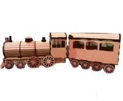 Wooden train model