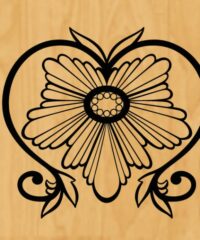 pattern flowers wood carving