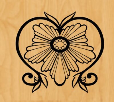pattern flowers wood carving