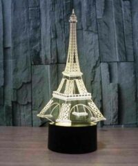 3D illusion led lamp Eiffel Tower