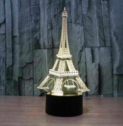 3D illusion led lamp Eiffel Tower