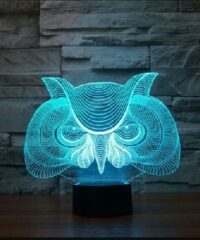 3D illusion led lamp Owl